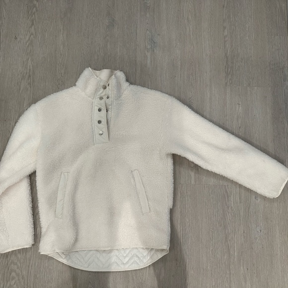 Athleta fleece pullover xs cozy Sherpa - Picture 1 of 2